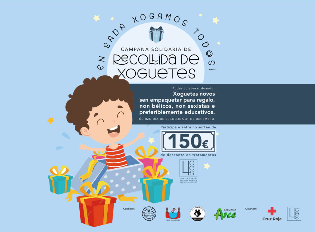 4c a4 cartel interior recollida de xoguetes 2023